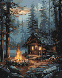 Thumbnail for Cozy Campfire - Paint By Numbers