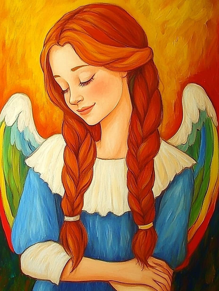 Angel 45x60cm - Timanttimaalaus