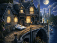 Thumbnail for Moonlit Manor 60x80cm - Timanttimaalaus